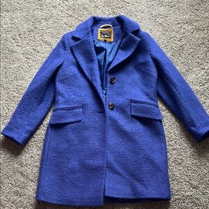 Sam Edelman Blue Wool Blend Women's Coat